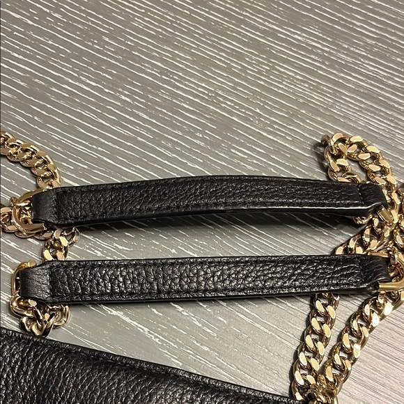 Michael Kors Black Pebbled Leather Shoulder Bag - Picture 8 of 11